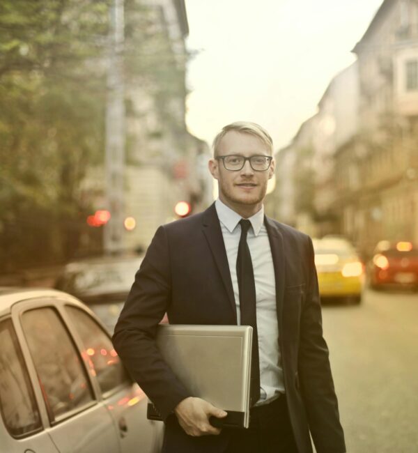 Un homme prêt à travailler