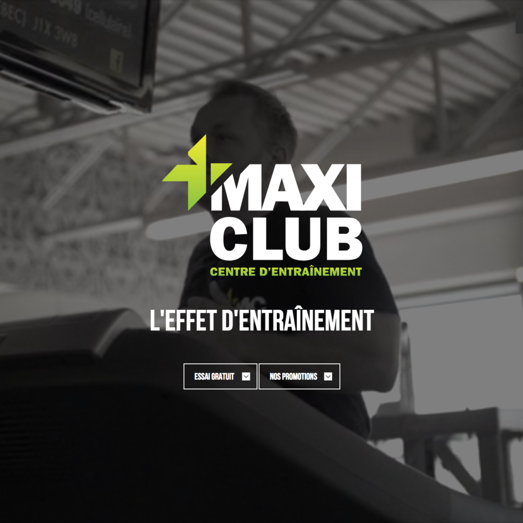 Site web Maxiclub