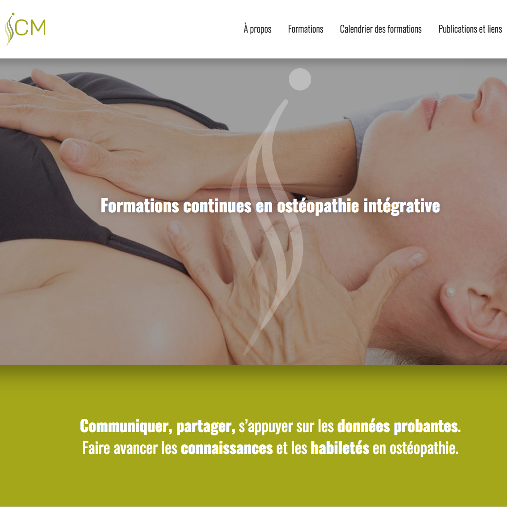 Site web Institut Camirand Muzzi