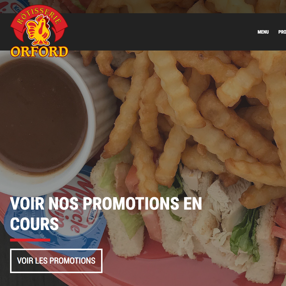 Site web Rôtisserie Orford