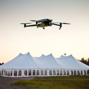 Vidéographie d'un événement avec un Drone