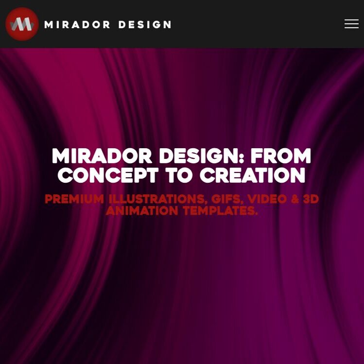 Site Web pour Mirador Design