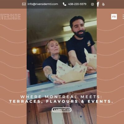 Site Web pour Riverside MTL