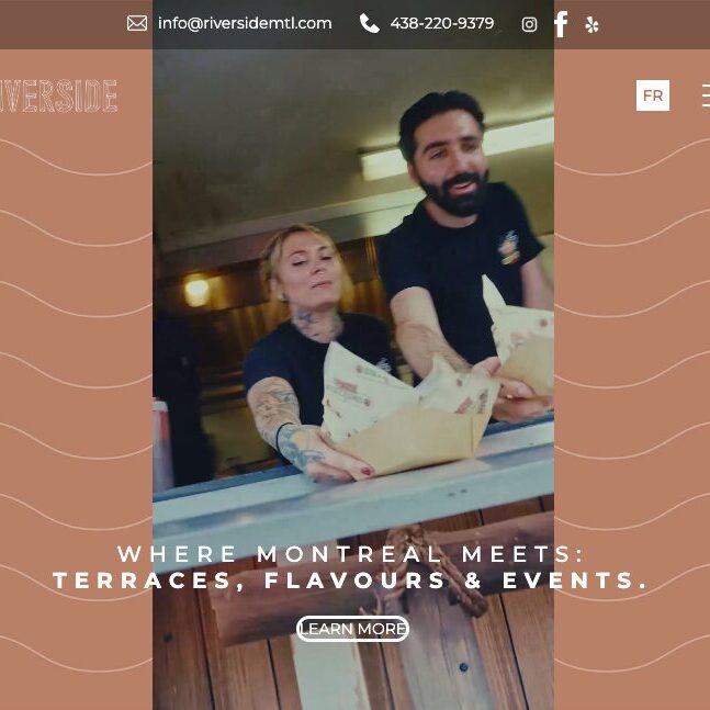 Site Web pour Riverside MTL